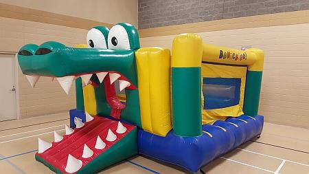 Crocodile Themed Bouncy Castle Bounceroo Party Rentals Edmonton